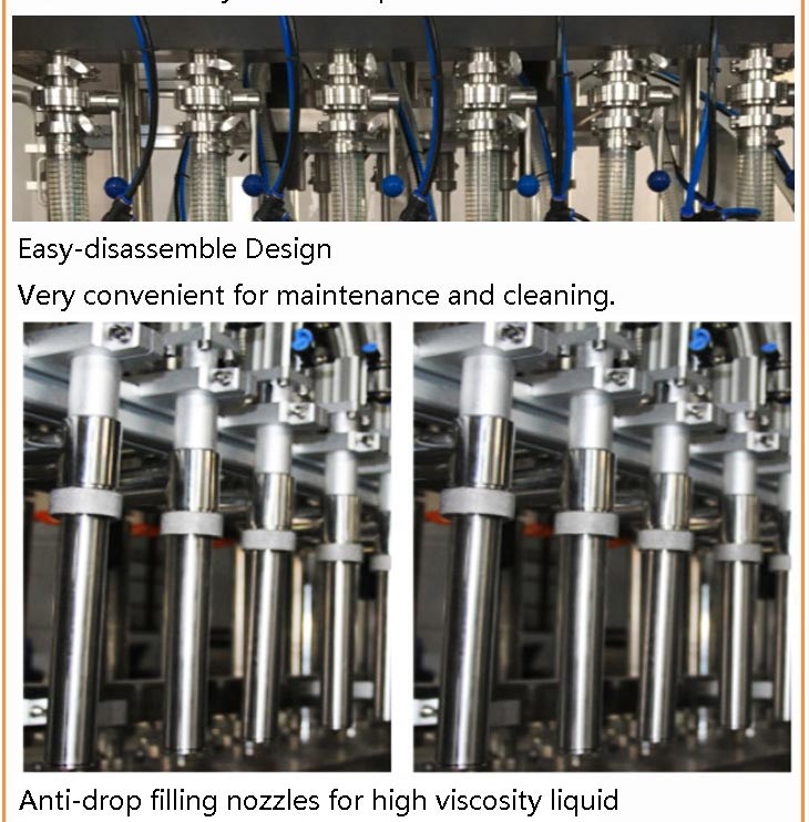 Mașină de îmbuteliat borcan de umplere ieftin