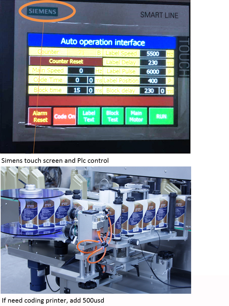 Preț pentru mașină automată cu sticlă dublă